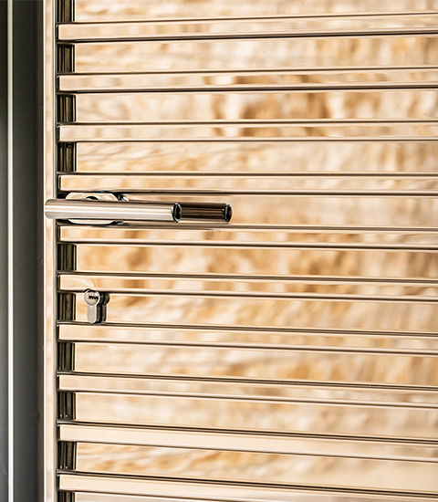 Primo Piano di una Porta Moderna