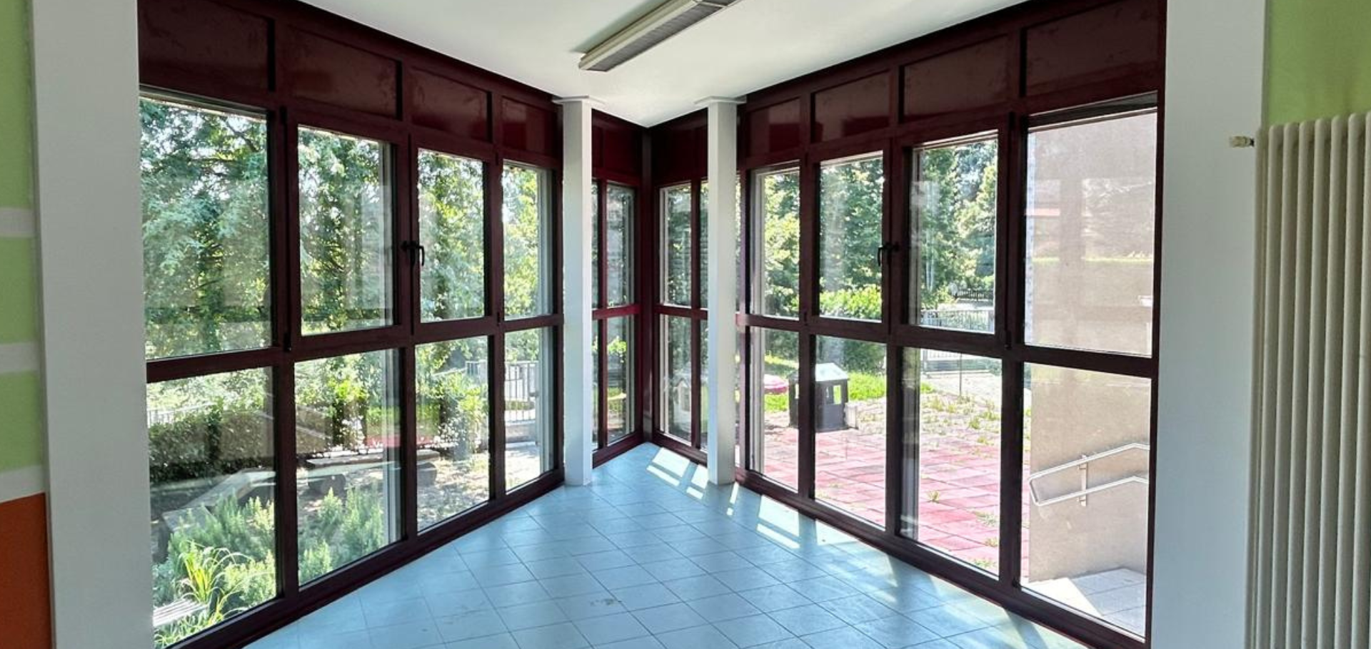 Serramenti in alluminio per scuole