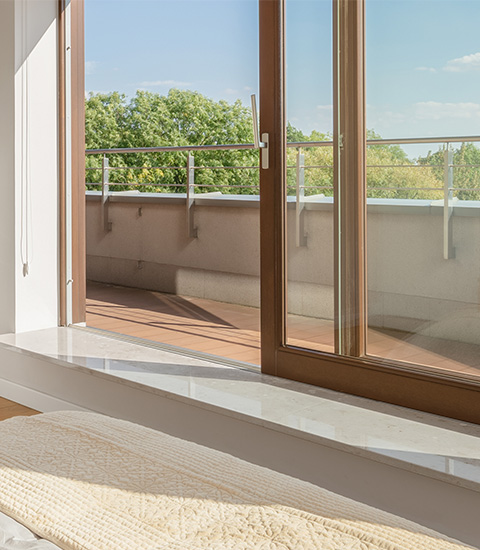 Finestra Scorrevole in PVC Effetto Legno