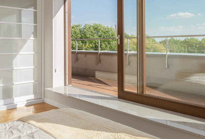 Finestra Scorrevole in PVC Effetto Legno