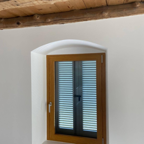 Visione Interna delle Persiane Chiuse