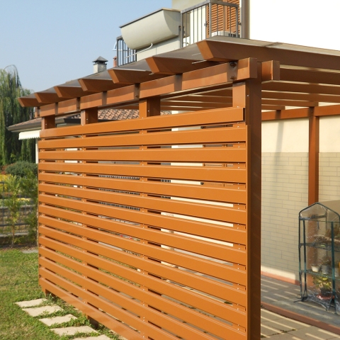 Veranda Esterna di Color Legno